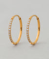 ビジューフープピアス[ステンレス][Basic]