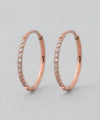ビジューフープピアス[ステンレス][Basic]