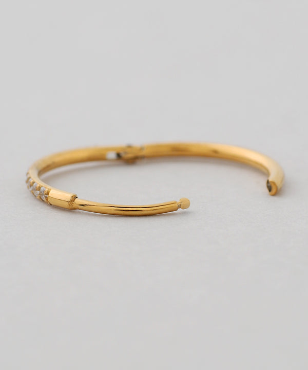 ビジューフープピアス[ステンレス][Basic]