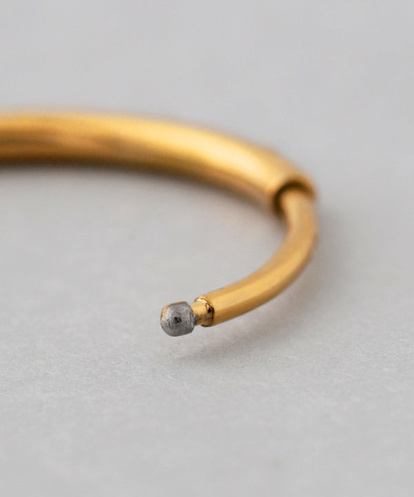 ビジューフープピアス[ステンレス][Basic]