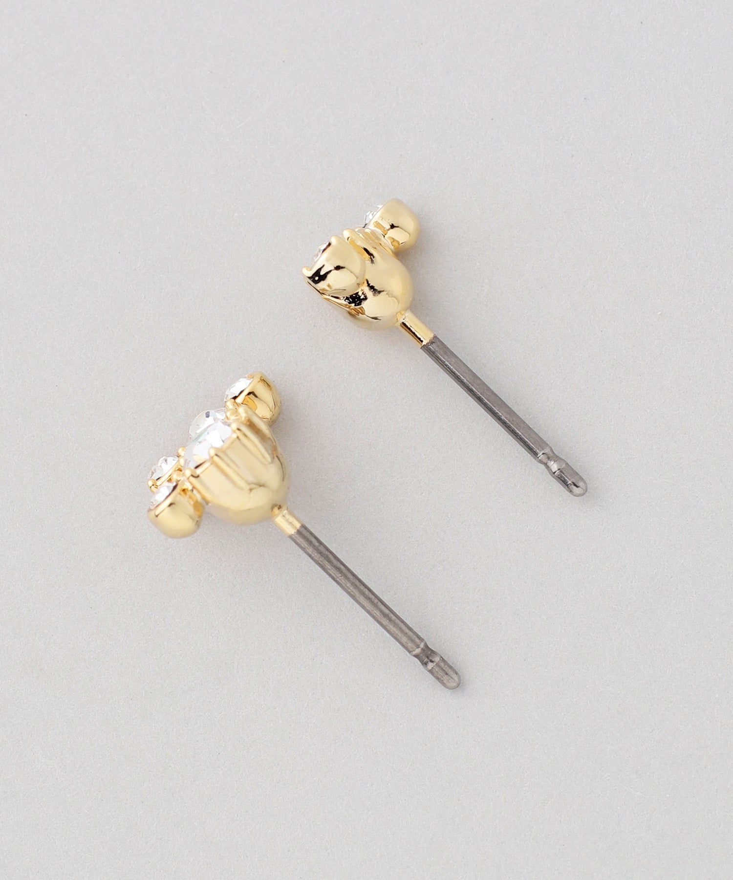 mimi33】ビジューアシメピアス[Sheerchic]｜アネモネ・シエナロゼ