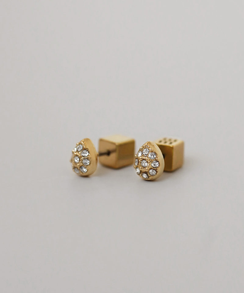 ビジュードロップピアス[Sheerchic]