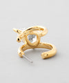 ドロップビジューアシメフープピアス[Sheerchic]