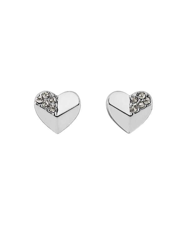 ビジュー×ハートピアス[Sheerchic]