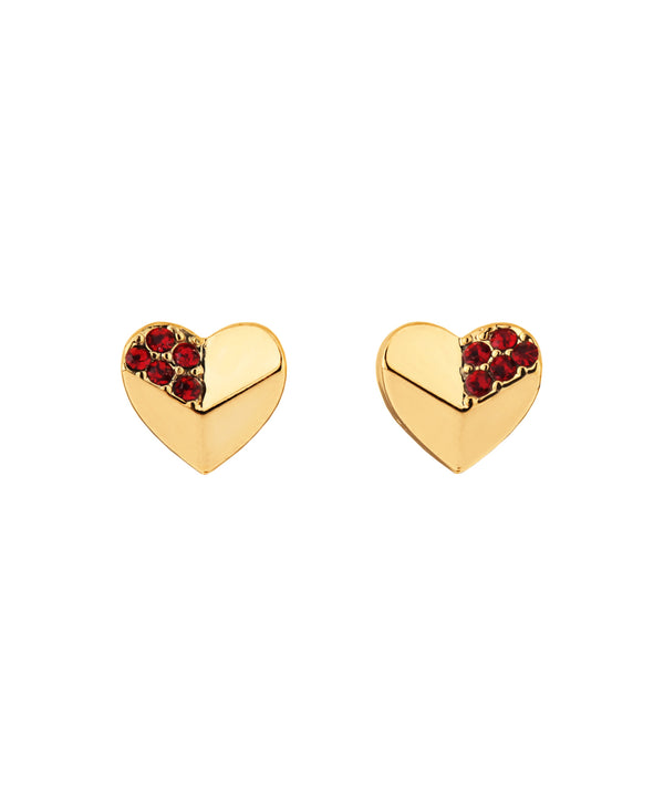 ビジュー×ハートピアス[Sheerchic]