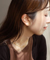 ビジュー×ハートピアス[Sheerchic]