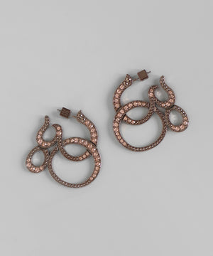 ビジューデザインピアス[Ownideal]