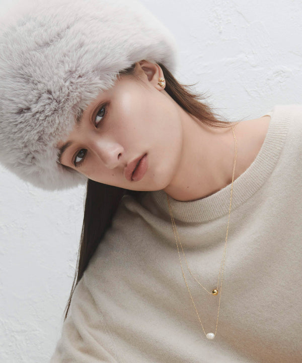 パール×ビジューピアス[Sheerchic]