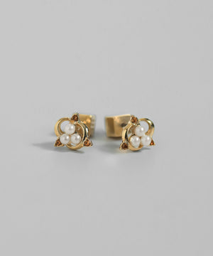 パール×ビジューピアス[Sheerchic]