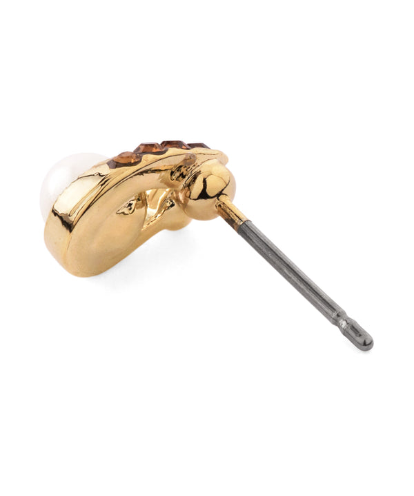 パール×ビジューピアス[Sheerchic]