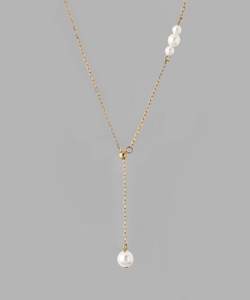 ポイントパールY字ネックレス