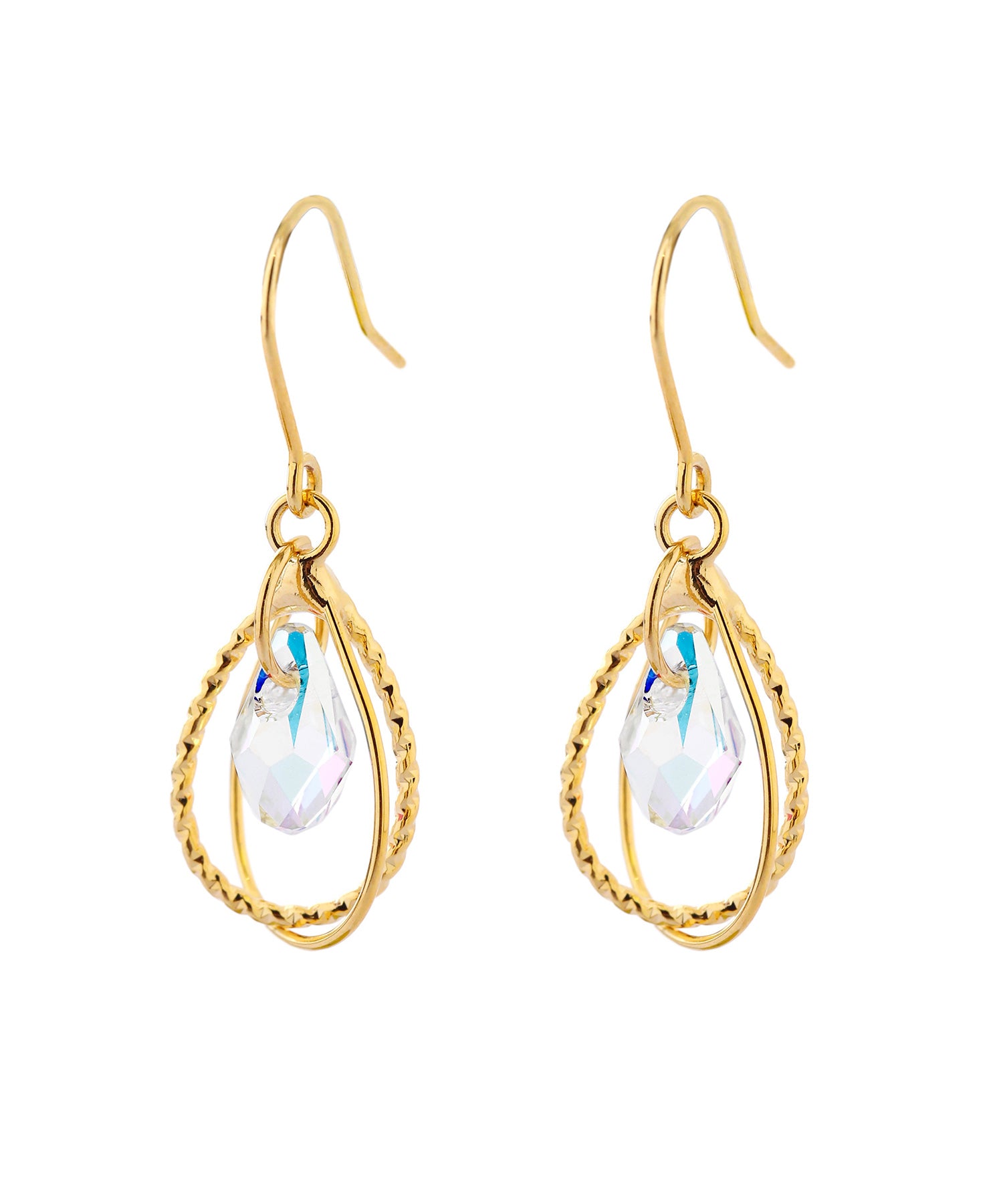 969　アネモネ ANEMONE] Bijou x Drop Line Hook Earrings | Anemone, Sienna