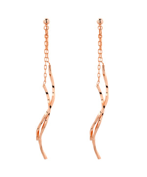 ダブルウェーブラインイヤリング