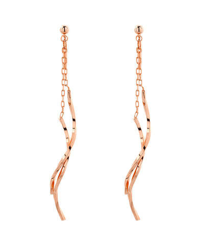 ダブルウェーブラインイヤリング