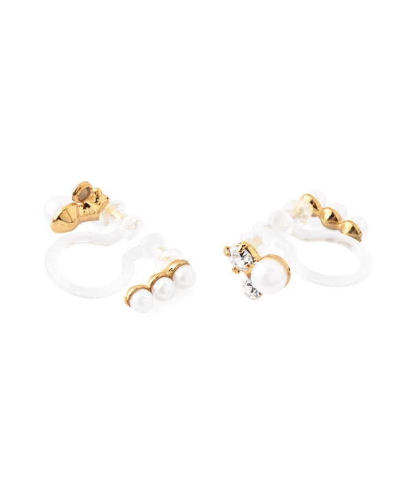 Pearl x Bijou 2-Way Earrings