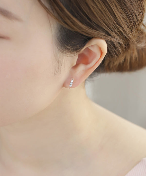 Pearl x Bijou 2-Way Earrings