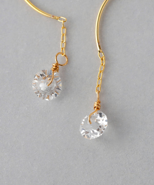 ビジューフックピアス[Sheerchic]