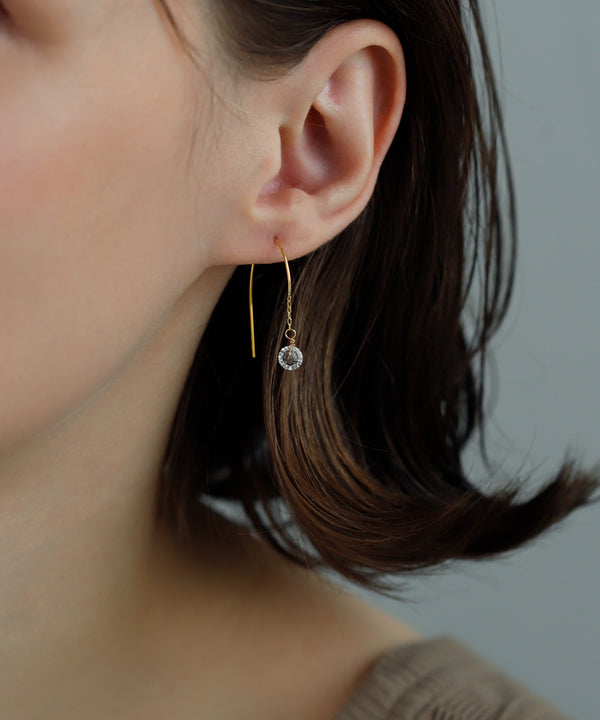 ビジューフックピアス[Sheerchic]