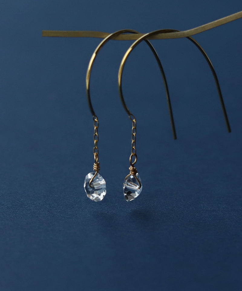 ビジューフックピアス[Sheerchic]