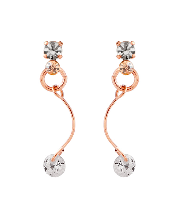 ビジューバックキャッチピアス