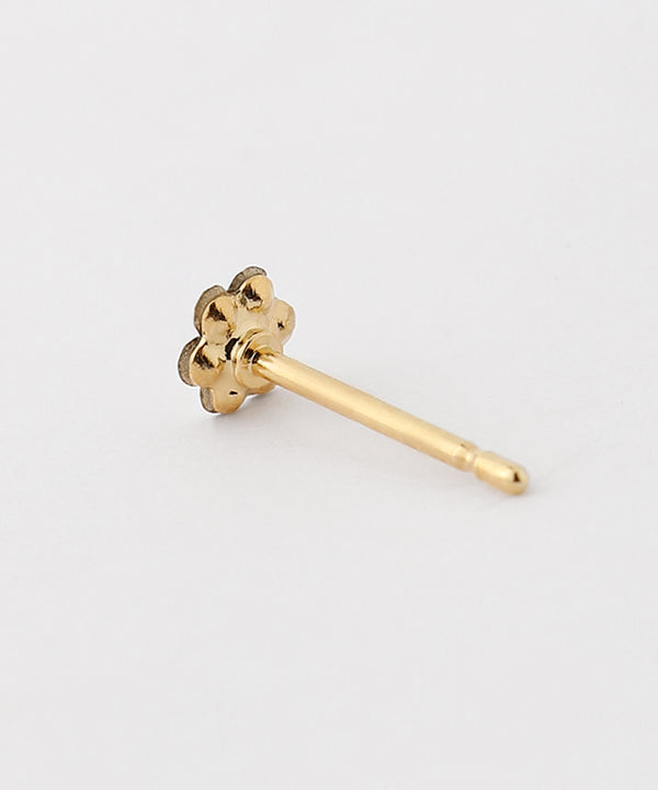 ビジューフラワーピアス