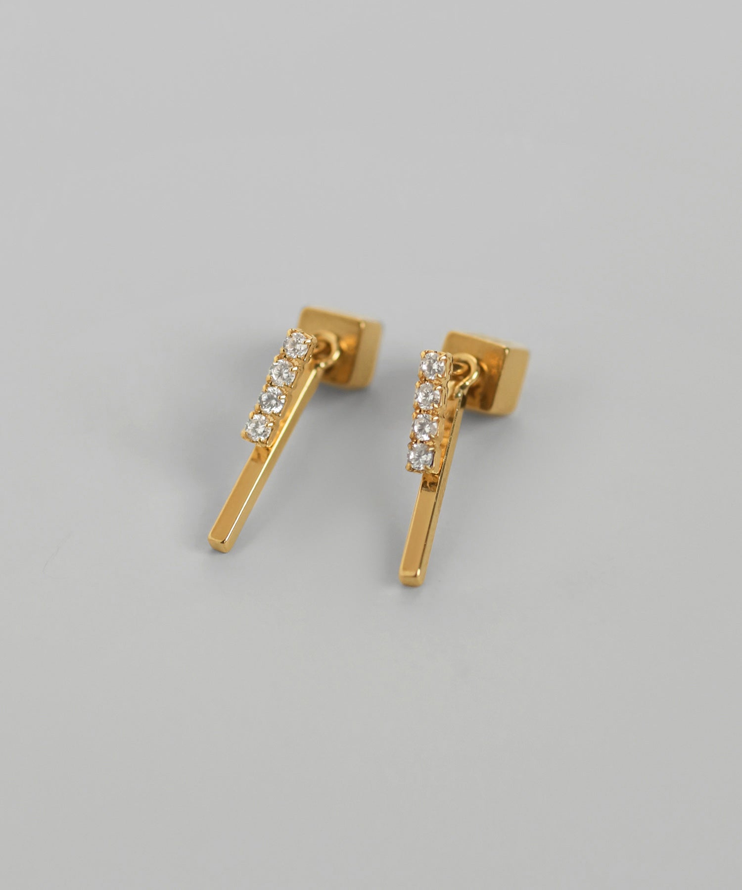 アクセサリー mimi mimi33】ビジューライン2WAYピアス[Sheerchic]｜アネモネ・シエナロゼ