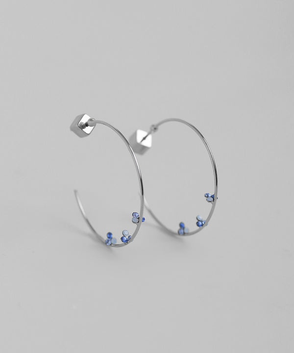 ビジューフープピアス[Sheerchic]