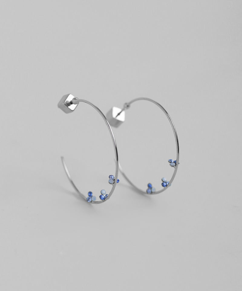 ビジューフープピアス[Sheerchic]