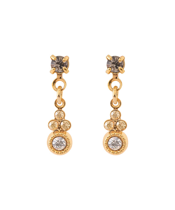 Beaded charm earrings [Sheerchic]