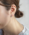 Beaded charm earrings [Sheerchic]