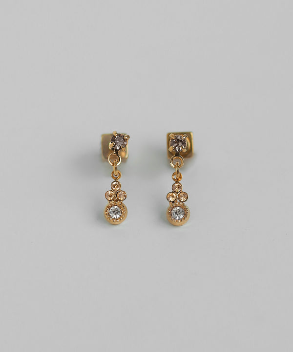 Beaded charm earrings [Sheerchic]
