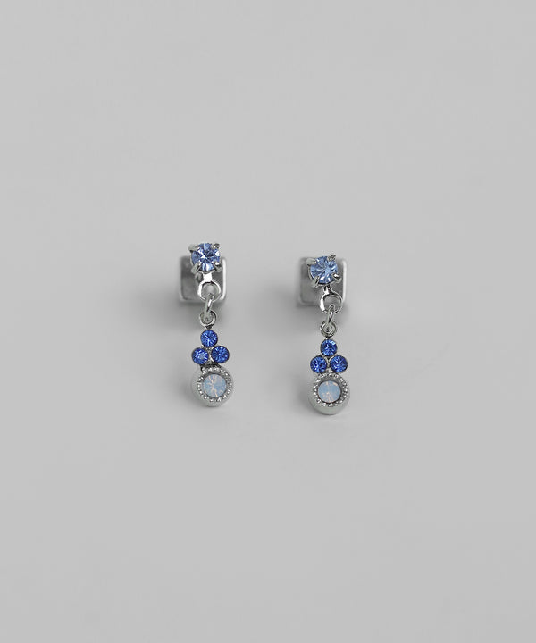 Beaded charm earrings [Sheerchic]