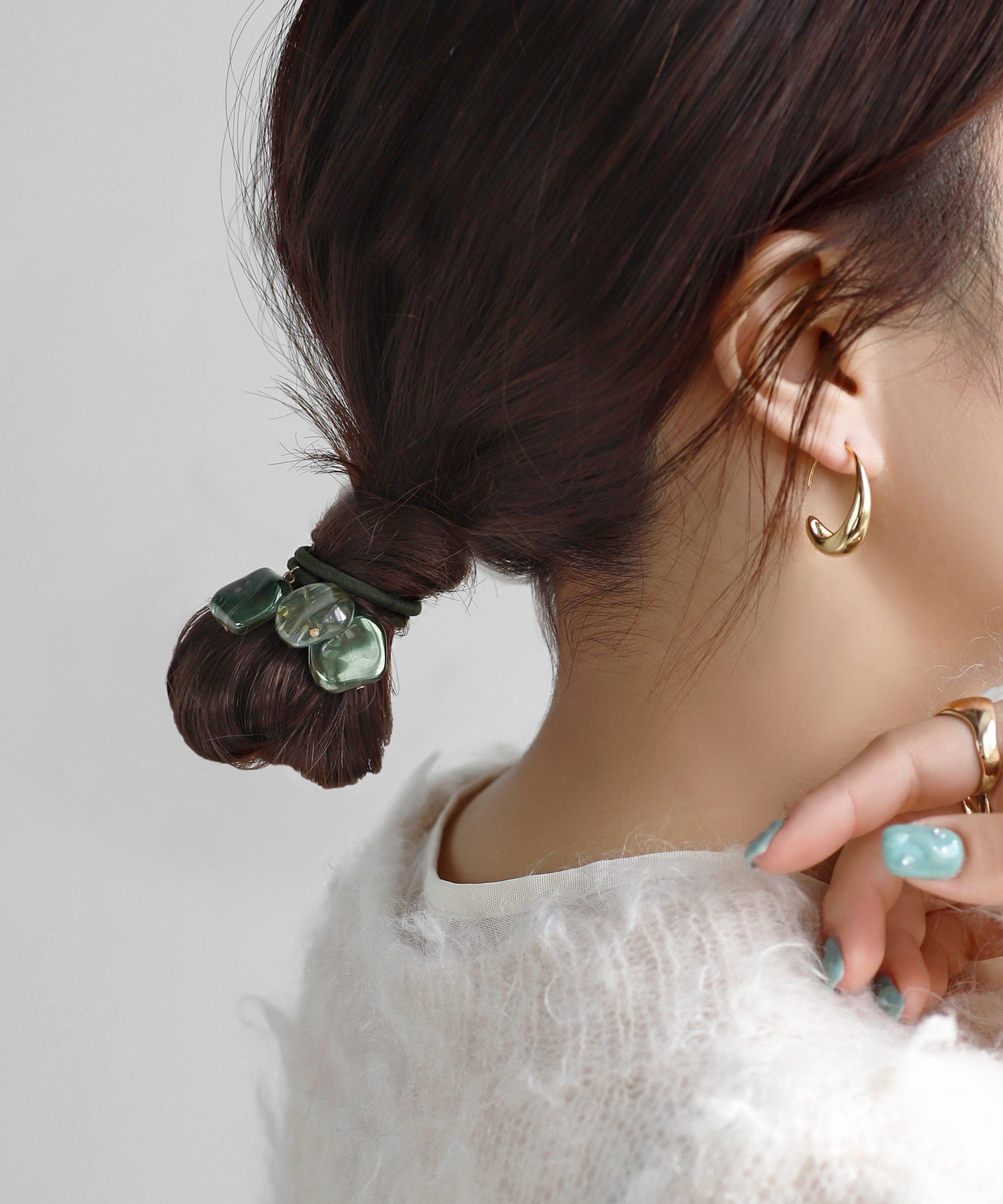 ANEMONE】オーロラストーンヘアゴム｜SANPO ONLINE(サンポーオンライン)