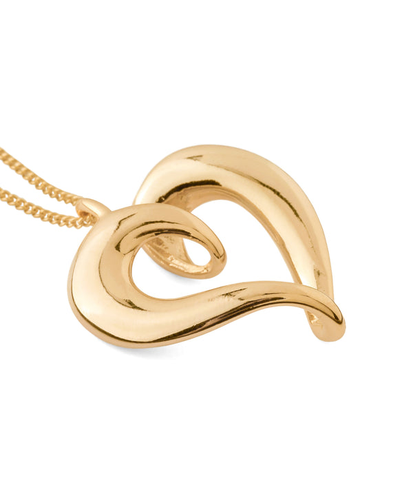 メタルハートネックレス