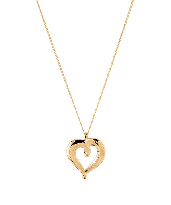 メタルハートネックレス