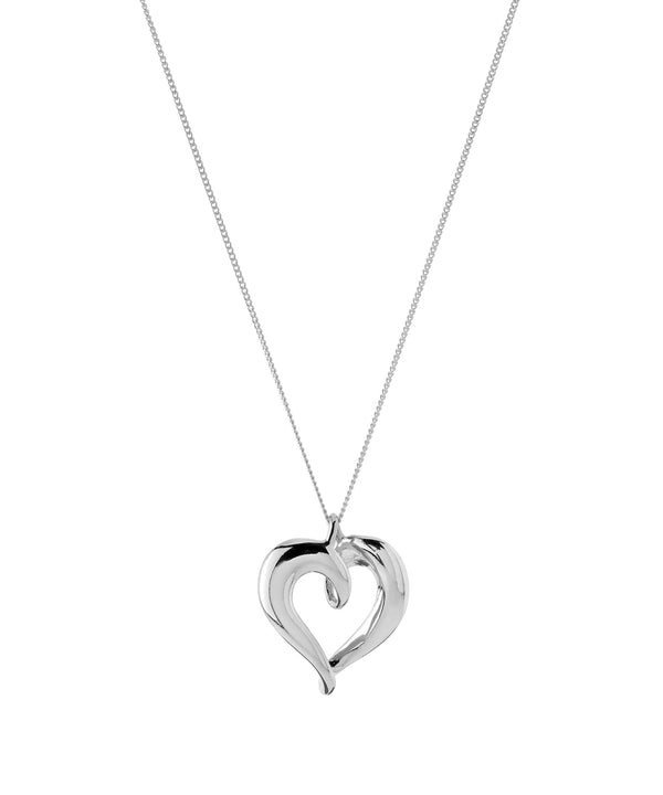 メタルハートネックレス