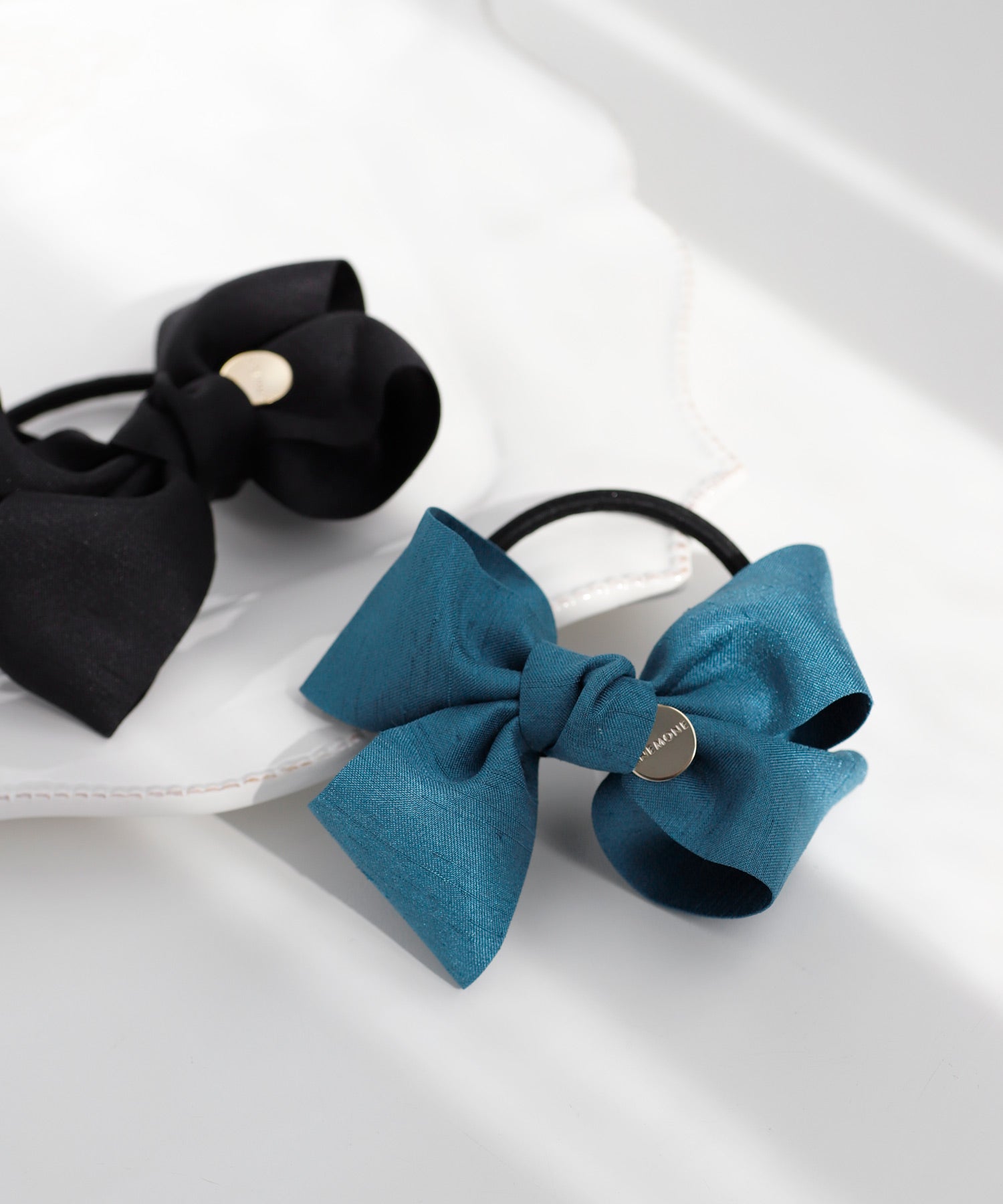 ANEMONE】スラブ織りミラーリボンのヘアゴム｜SANPO ONLINE(サンポー