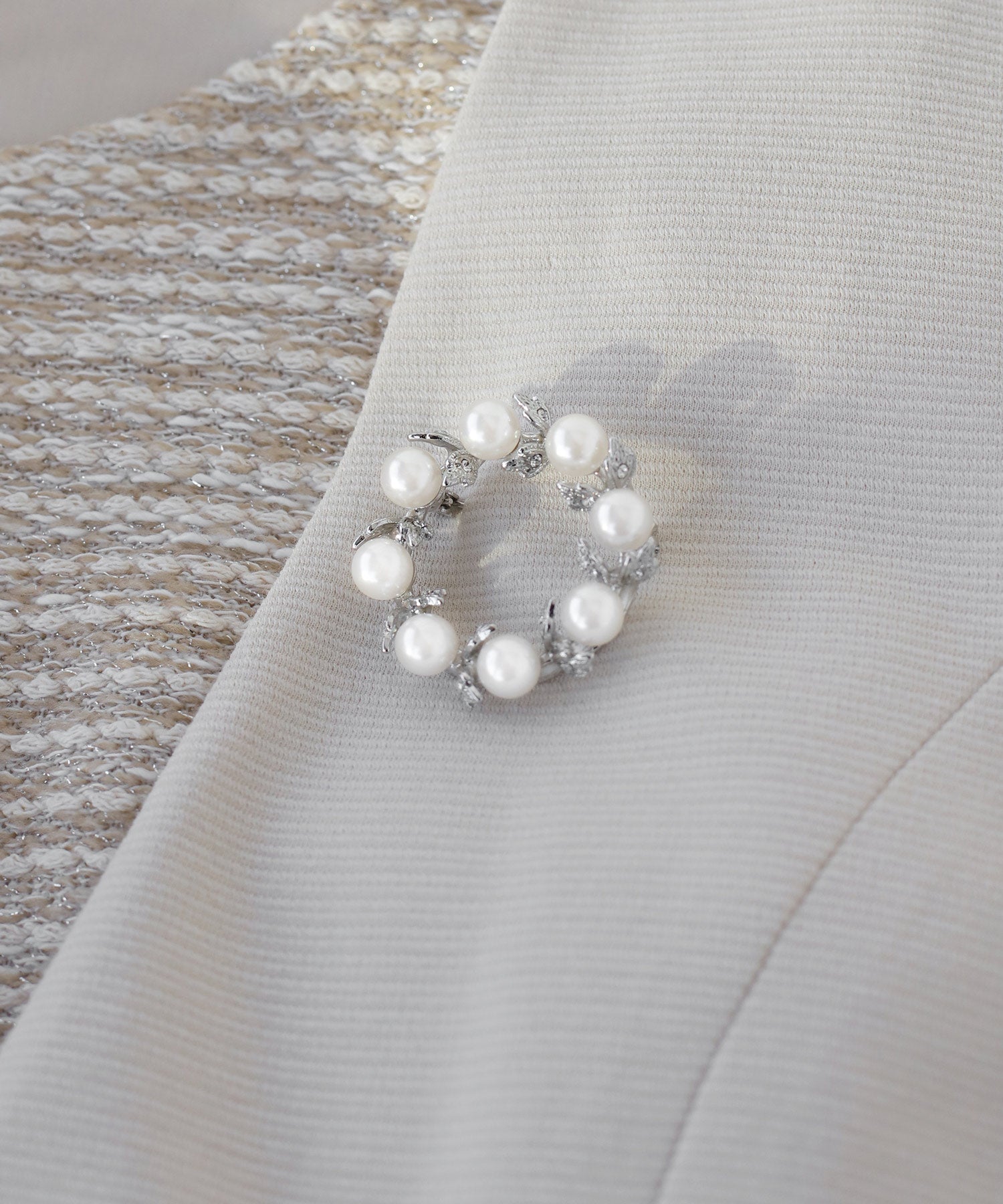 ANEMONE】パール×リーフサークルブローチ｜SANPO ONLINE(サンポー