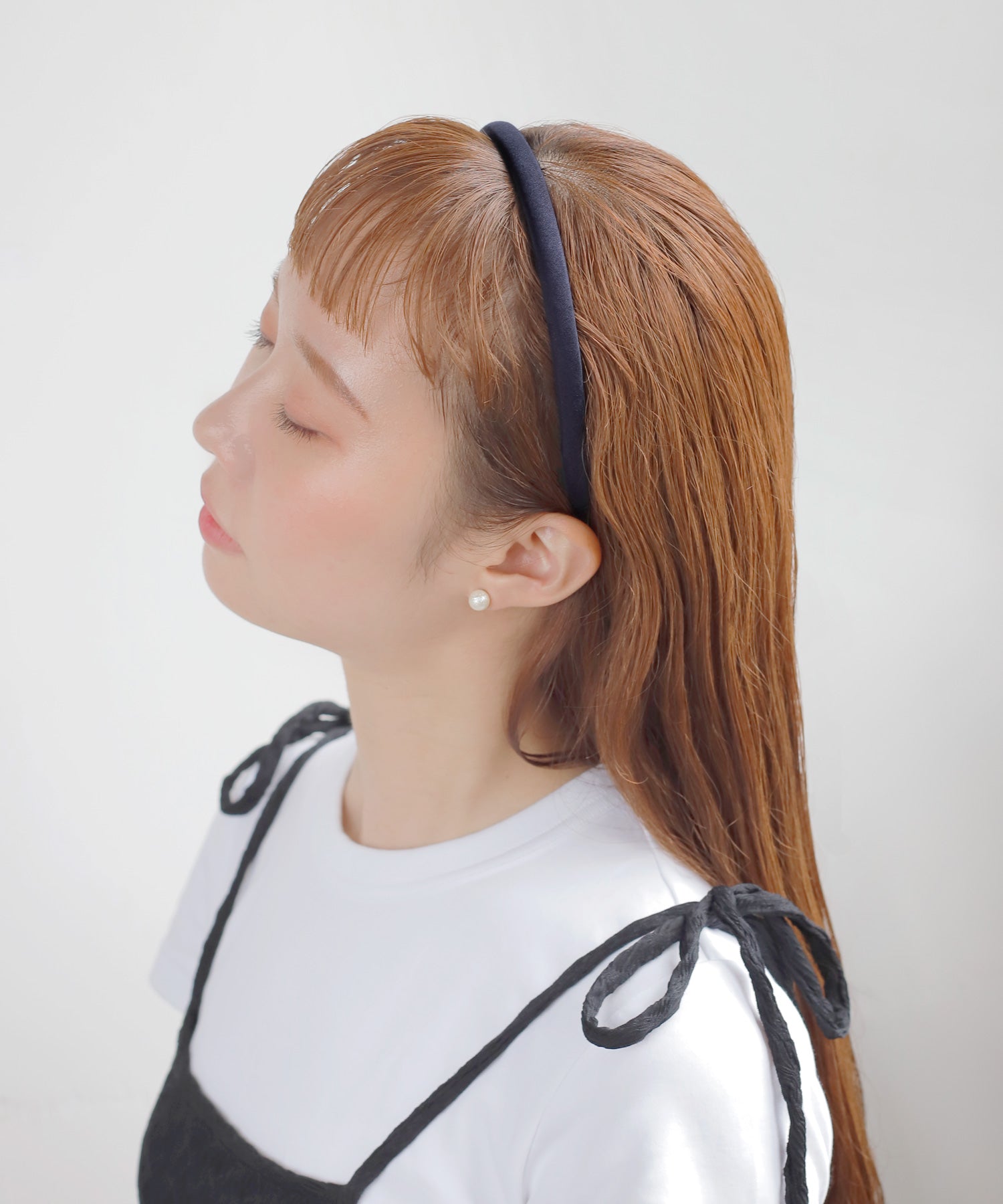 ANEMONE】サテン調スリムカチューシャ｜アネモネ・シエナロゼ