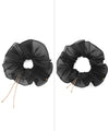 Drawcord organza scrunchie