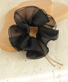 Drawcord organza scrunchie
