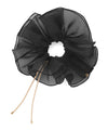 Drawcord organza scrunchie