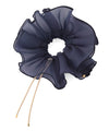 Drawcord organza scrunchie