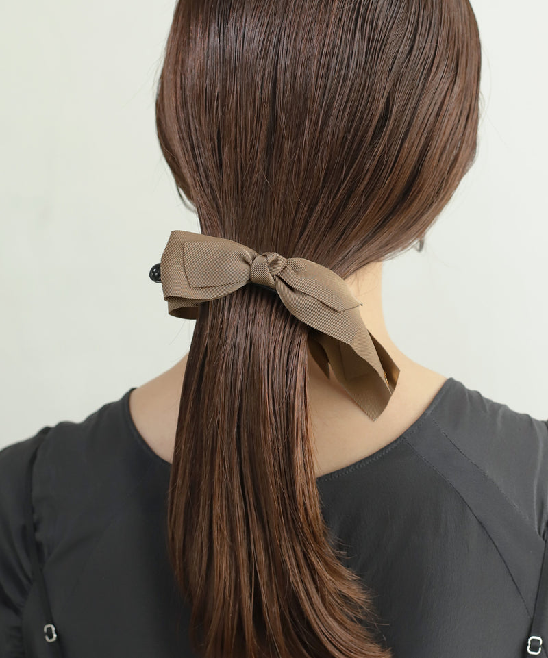 シックカラーリボンバナナクリップ