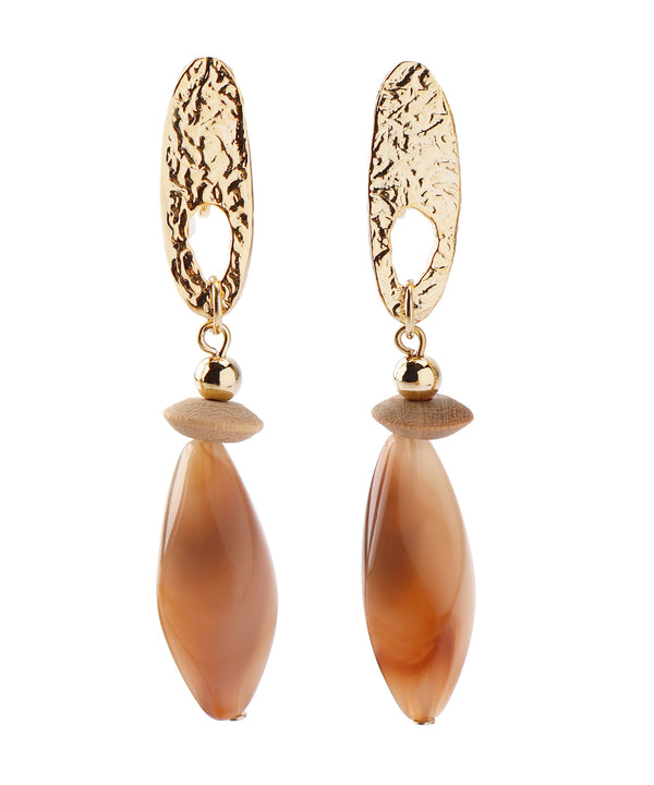 Metal x Stone Earrings [Ownideal]
