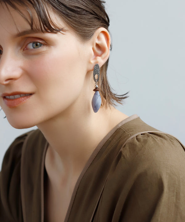 Metal x Stone Earrings [Ownideal]