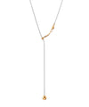 コンビカラーY字ネックレス[Sheerchic]