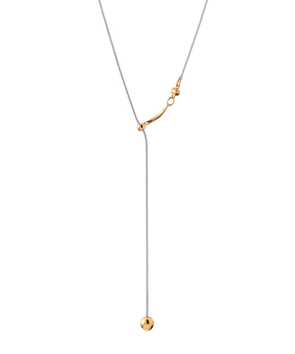 コンビカラーY字ネックレス[Sheerchic]