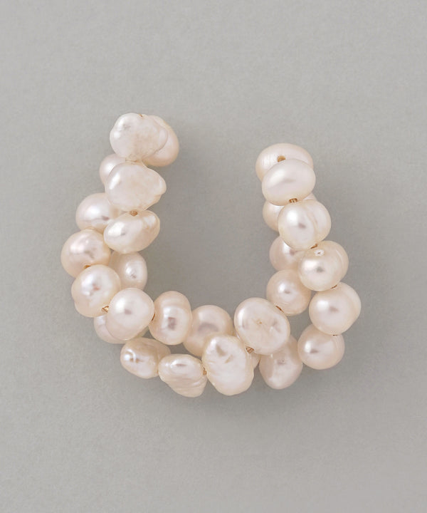 Freshwater pearl ear cuff [Sheerchic]