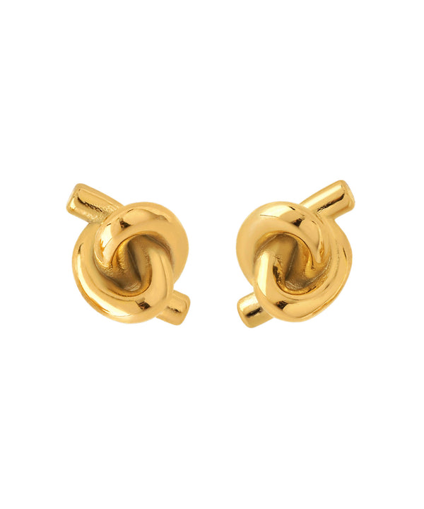 メタルノットピアス[ステンレス][Ownideal]